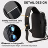 Multifunctional Chest Bag, Adjustable Strap & Multi-Pocket, for Outdoor Use