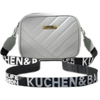 Gray Leather Handbag for Girls & Women | Stylish Shoulder & Crossbody Bag | Daily Use & Gift