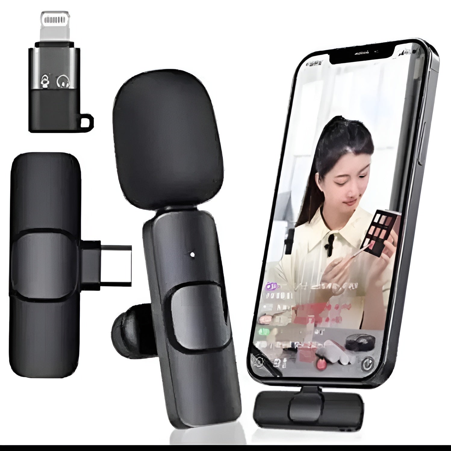 K8 Wireless Lavalier Microphone Type C Android Recording Mic