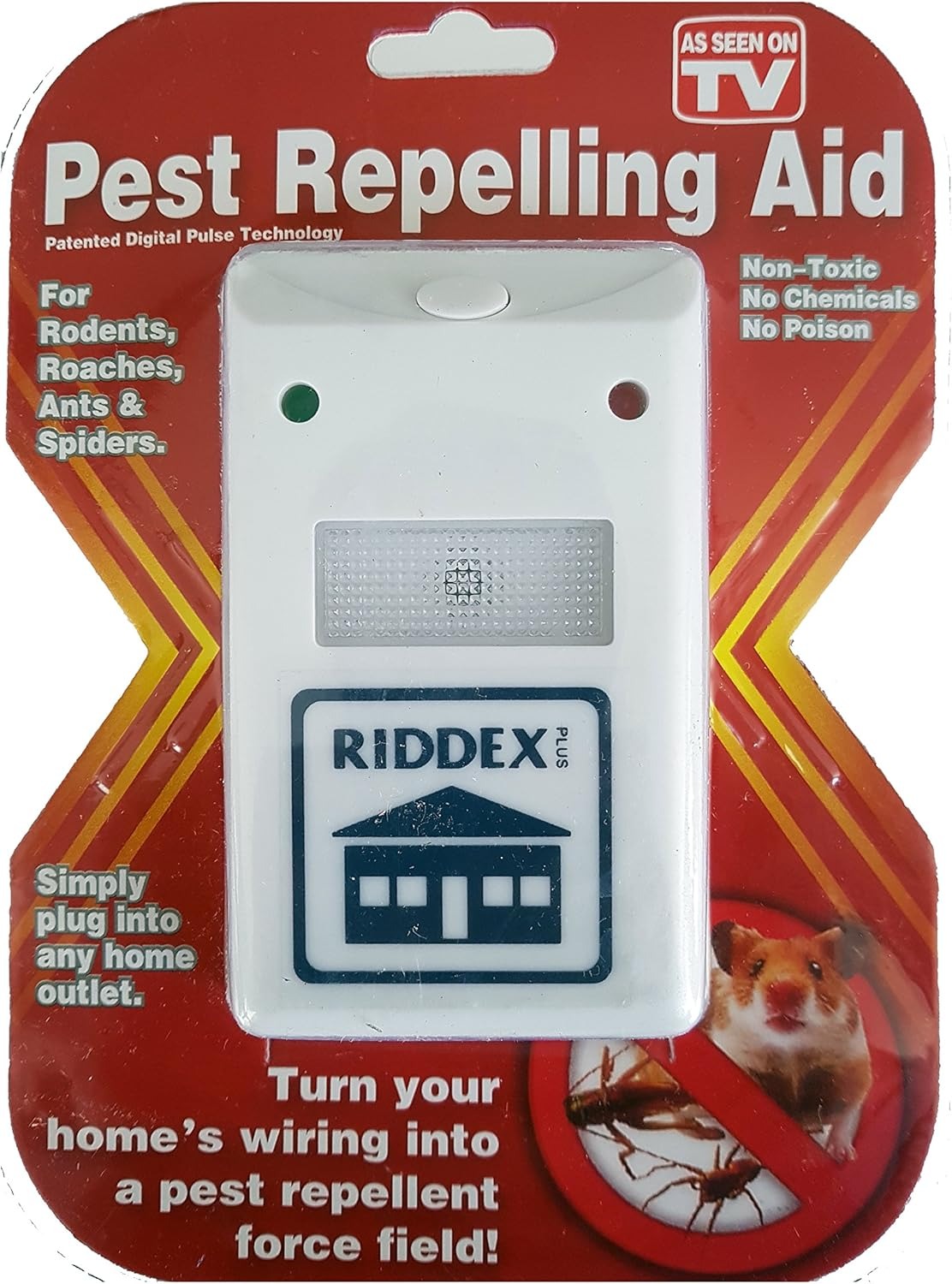 Ultrasonic Electronic Pest Repeller, Plug & Protect Solution