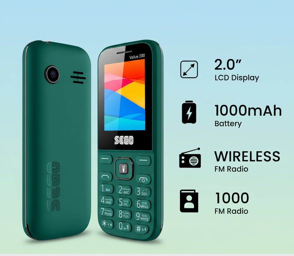 SEGO Value 200 – 2.0" LCD Dual SIM Mobile