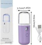 Nano Facial Mist Sprayer Portable USB Rechargeable Hydration Device