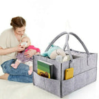 Baby Diaper Caddy Organizer with Handles