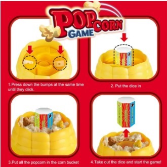 Popcorn Jumping Catch Game Toy for Hand-Eye Coordination Fun