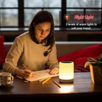 Speaker, Touch Lamp Bluetooth with LED Color Light