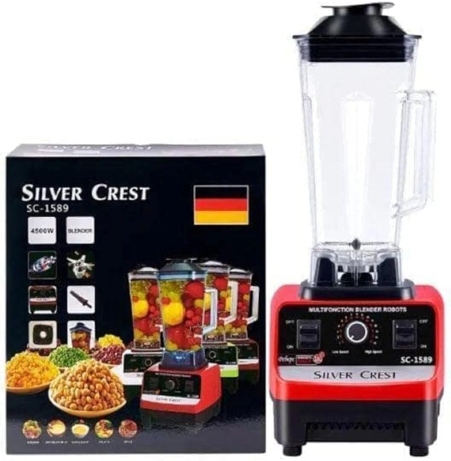 SC-1589 2-in-1 Juicer, Blender & Dry Mill Jar – German Technology