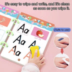 A4 Kids Educational Learning Tracing Book 64 Pages Reusable