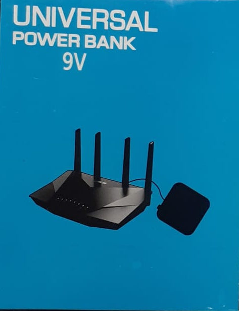 12V Mini UPS Router Power Bank, Automatic Backup for WiFi & Modem