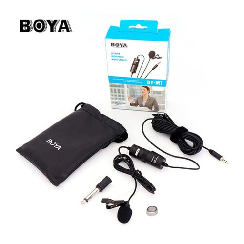 BOYA BY-M1 Omnidirectional Lavalier Microphone with 6m Cable
