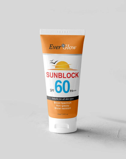 Ever Glow Whitening Sunblock SPF 60 – 60ML