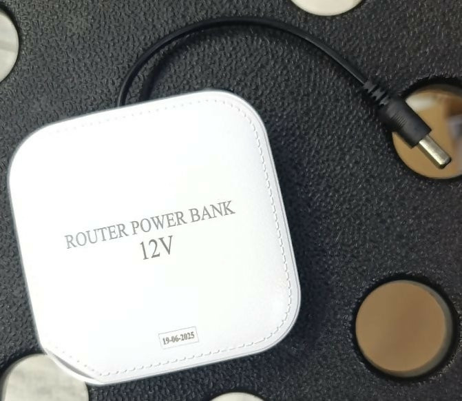 Wifi Router Power Bank 20000 mAH – Reliable Backup Power for Seamless Internet Connectivity | Best Quality Power Bank For Wifi Router – Without Adapter ( Random Color ) – 09 Volt