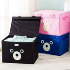 Panda Storage Box – Foldable Cartoon Cube Organizer for Kids, Toys, Clothes & Books