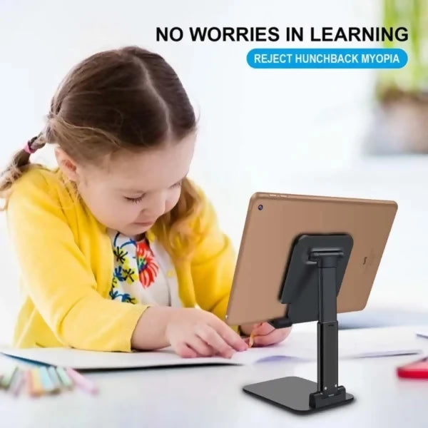 Universal Foldable Mobile & Tablet Stand | Adjustable Multi-Angle HolderUniversal Foldable Mobile & Tablet Stand | Adjustable Multi-Angle Holder
