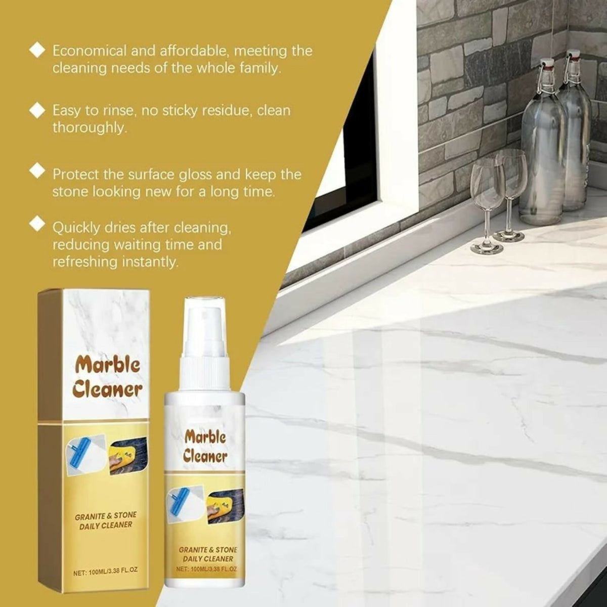 Marble & Tile Floor Cleaner for Shining