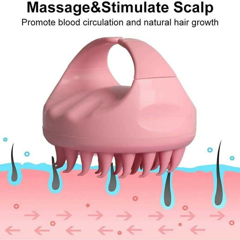 Scalp Massager – Soft Silicone Shampoo Brush for Deep Scalp
