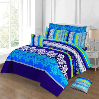 Comforter Set, Azure Winter - Premium 6-Piece Collection