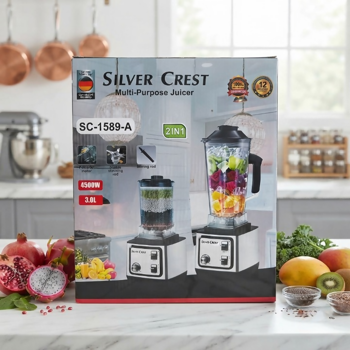 Silver Crest 2 In 1 Blender And Grinder SC 1589 A Powerful Kitchen Appliance