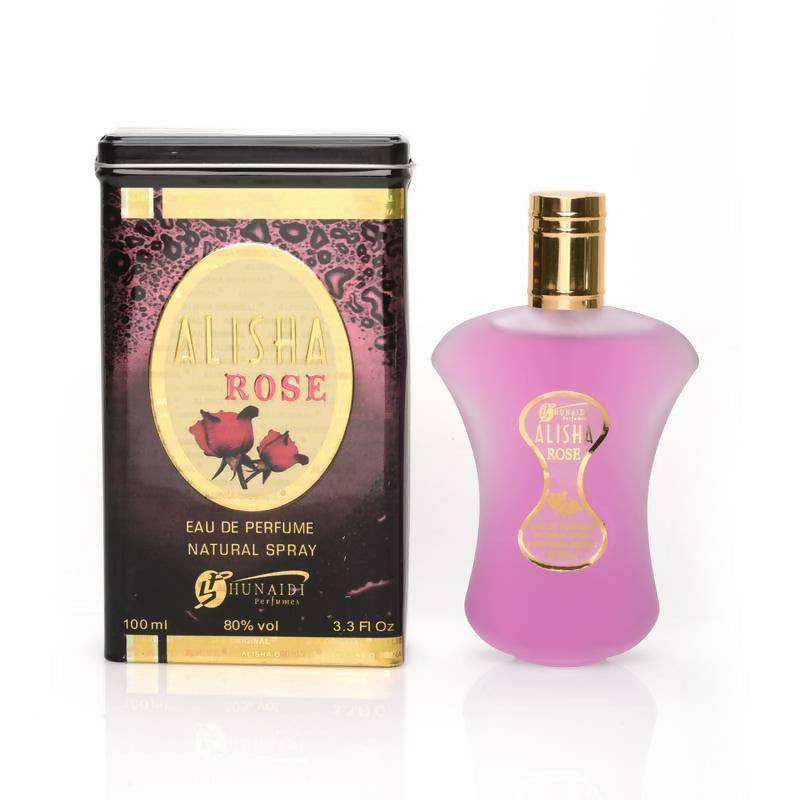 Alisha Rose Perfume By Hunaidi For Women EDP 100ml Elegant Long Lasting Floral Fragrance