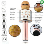 Bluetooth Karaoke Microphone & Wireless Speaker, for Parties