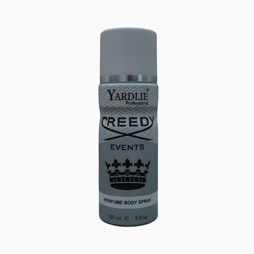 Yardlie Professional CREEDY EVENTS Perfume Body Spray (150ml)