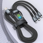 Universal 3-in-1 Fast Charging and Data Cable Type-C Lightning Micro USB