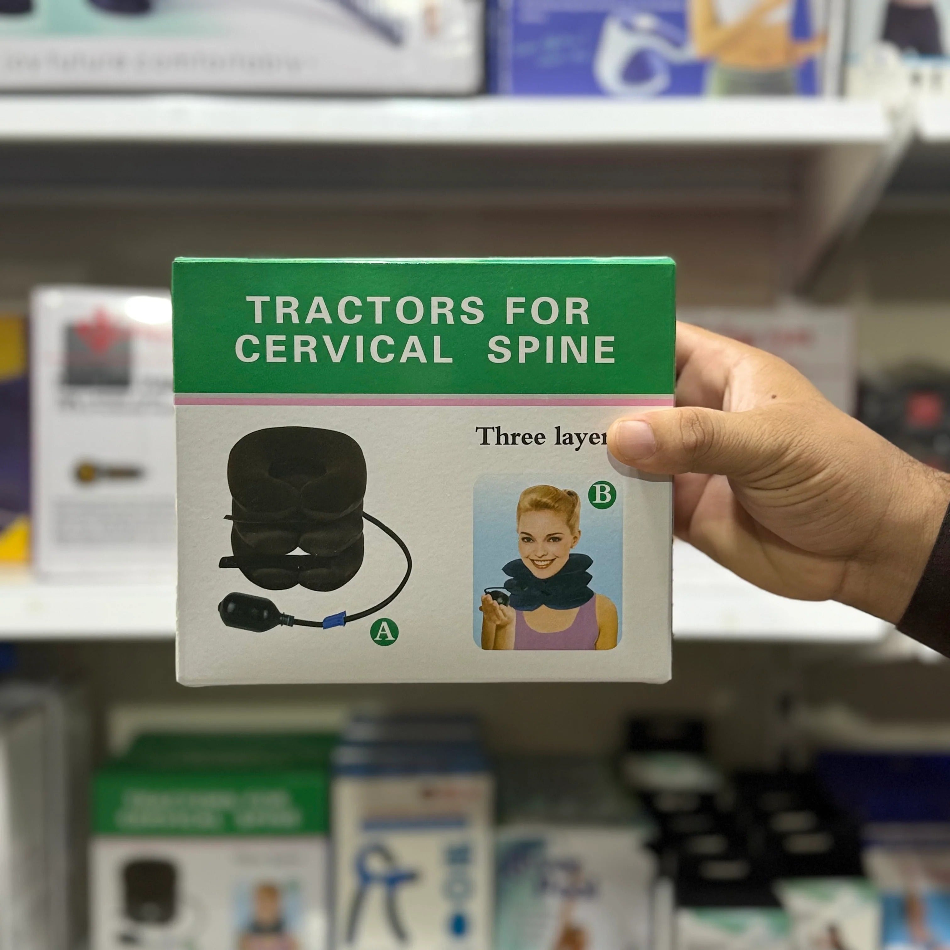 Tractor For Cervical Spine Portable Neck Pillow