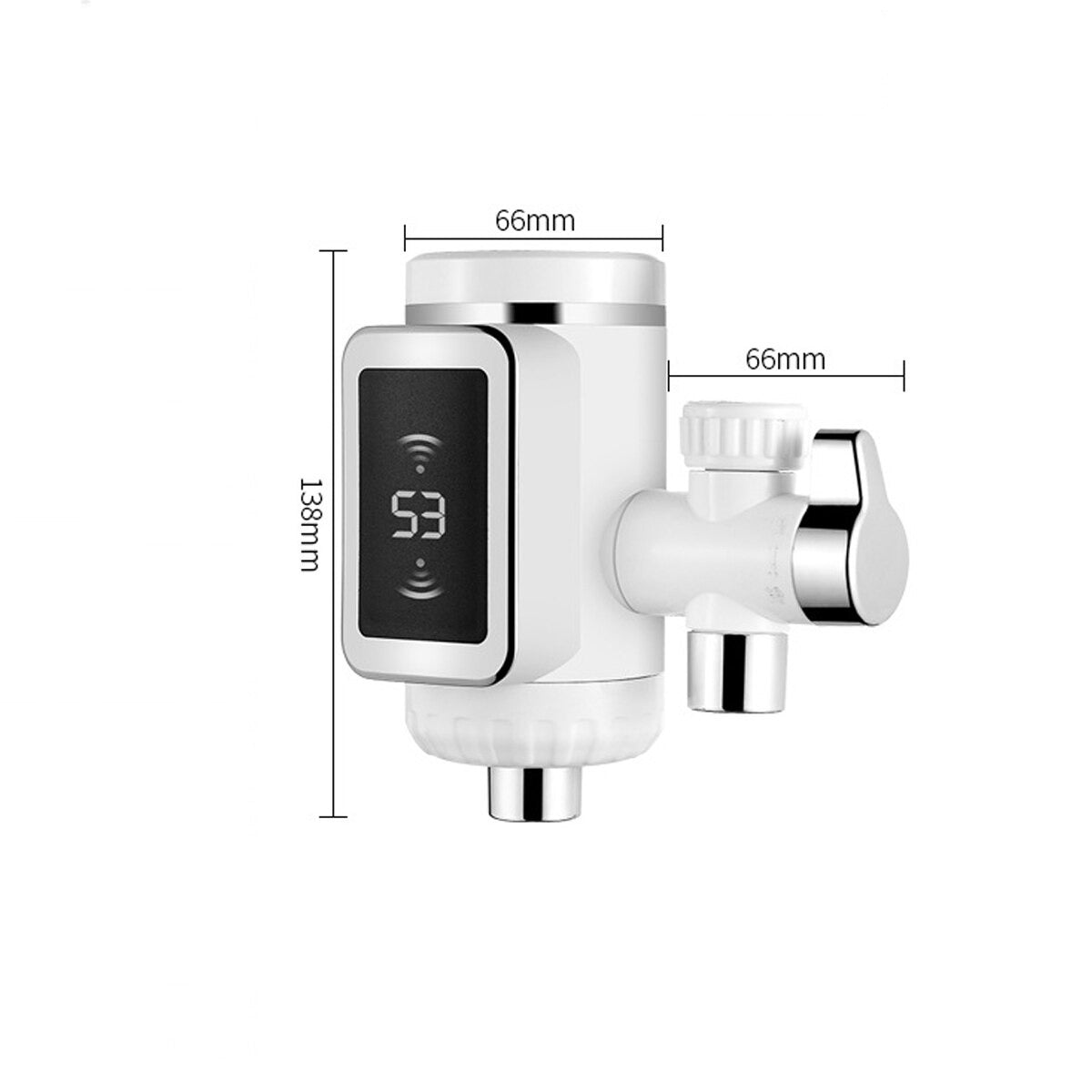 3000W Water Heater Faucet – Instant Heating Tap with Grow Free Installation for Home and Kitchen Use
