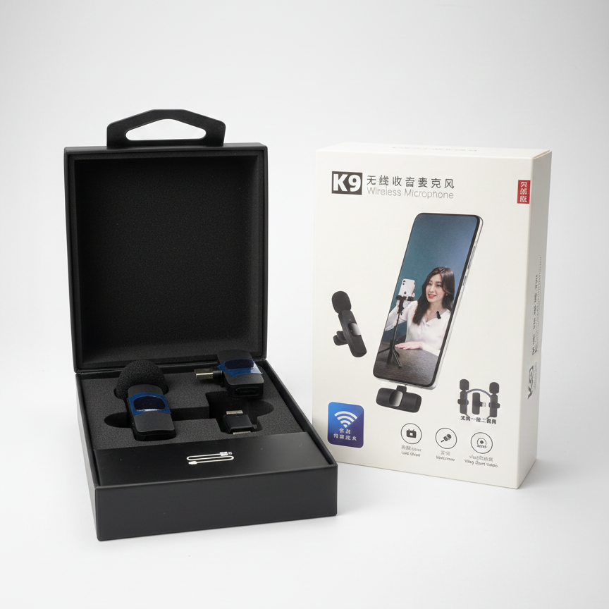 K9 Double Wireless Microphone Set, Type-C Connector