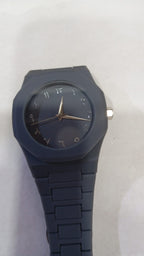 Phantom Black Octagonal Watch with Eastern Arabic Numerals