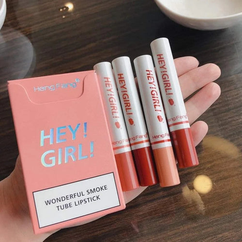 4-in-1 Matte Lipstick Set – Long-Lasting & Smooth Finish