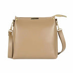 Handbag, Off-White , Plain Rexine Minimalist Style, for Girls