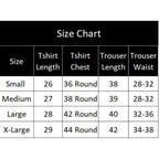 2 Pcs Men's Jersey Printed Track Suit