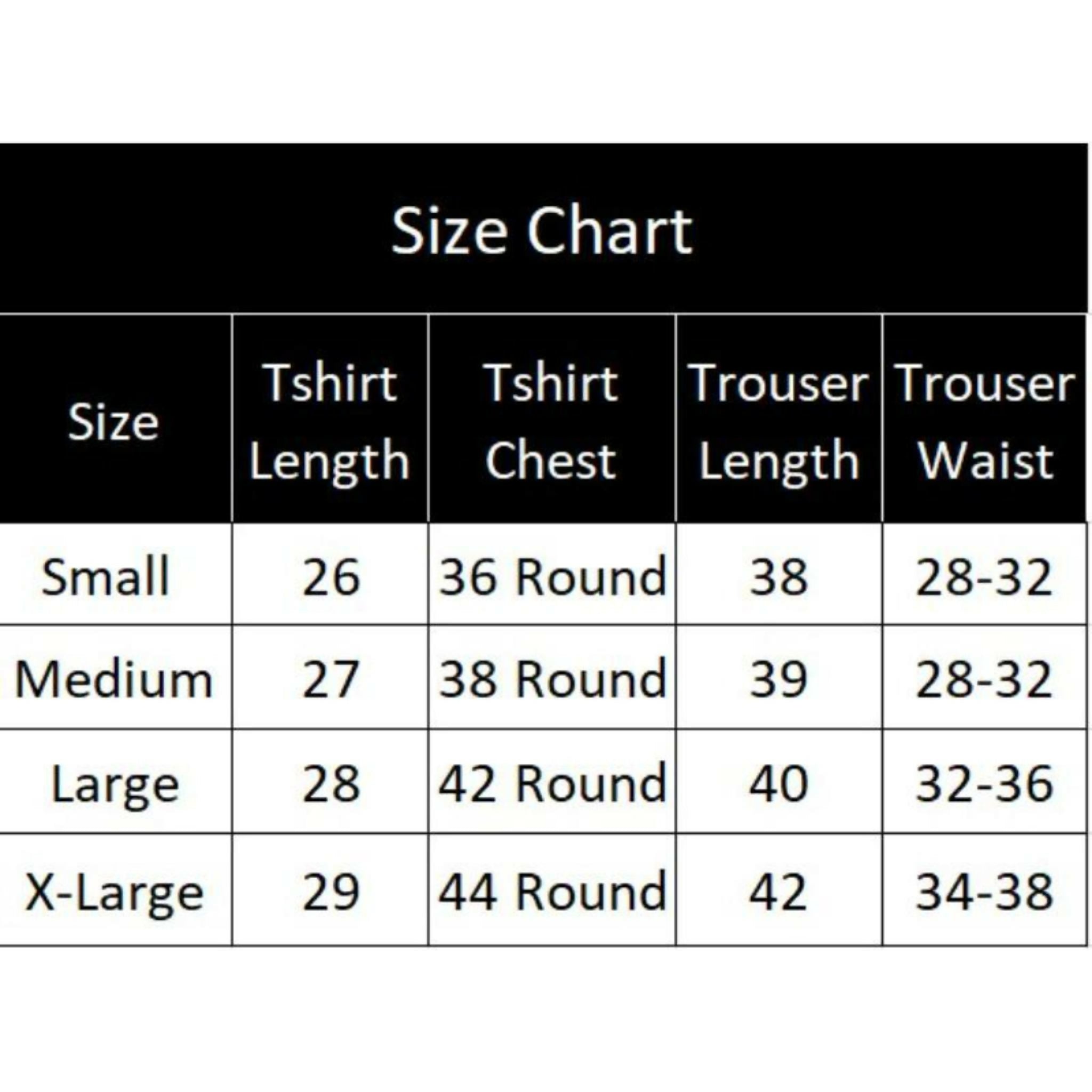 2 Pcs Men's Jersey Printed Track Suit