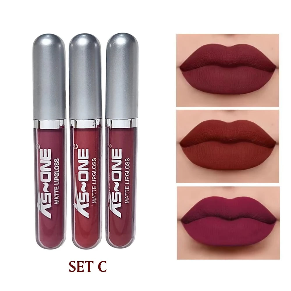 KS One Matte Lipgloss – 3-Piece Set