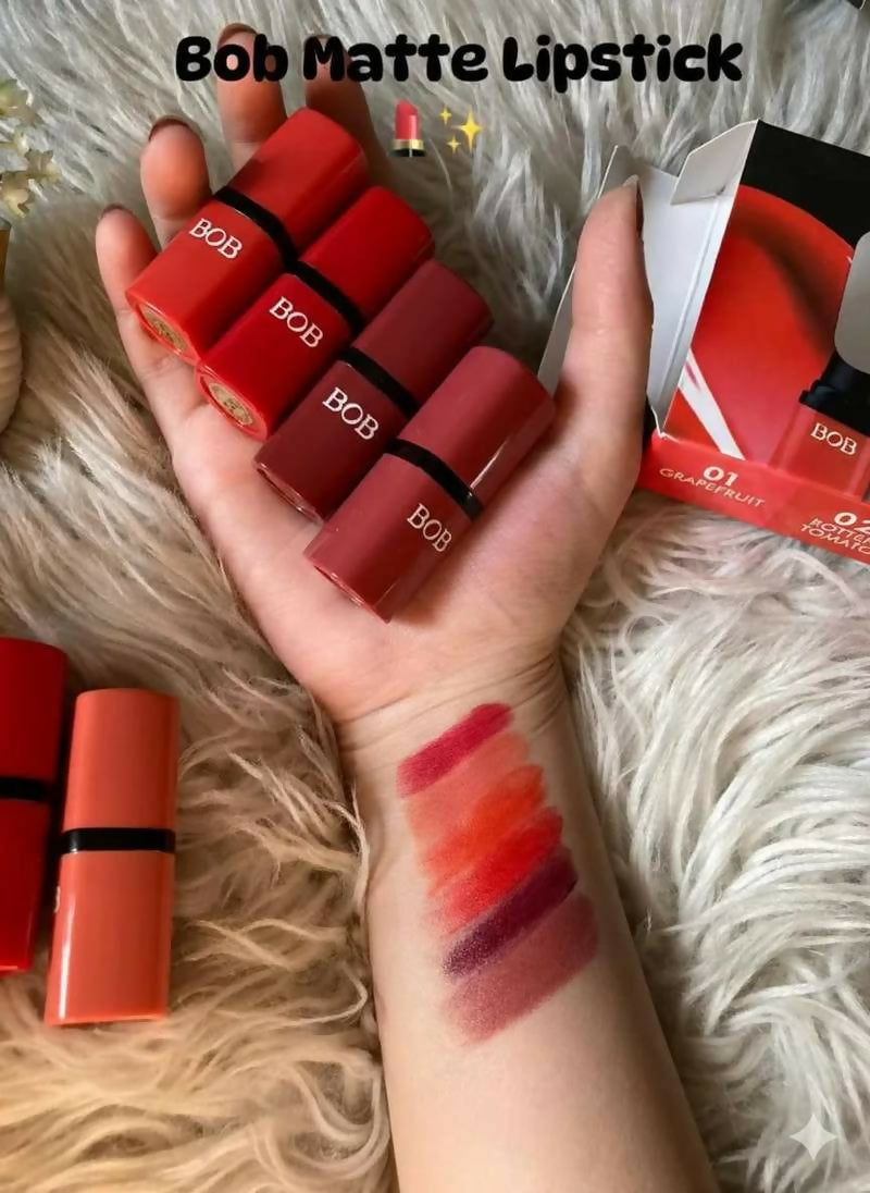 6 Pcs Bob Matte Lipstick Super Stay Set