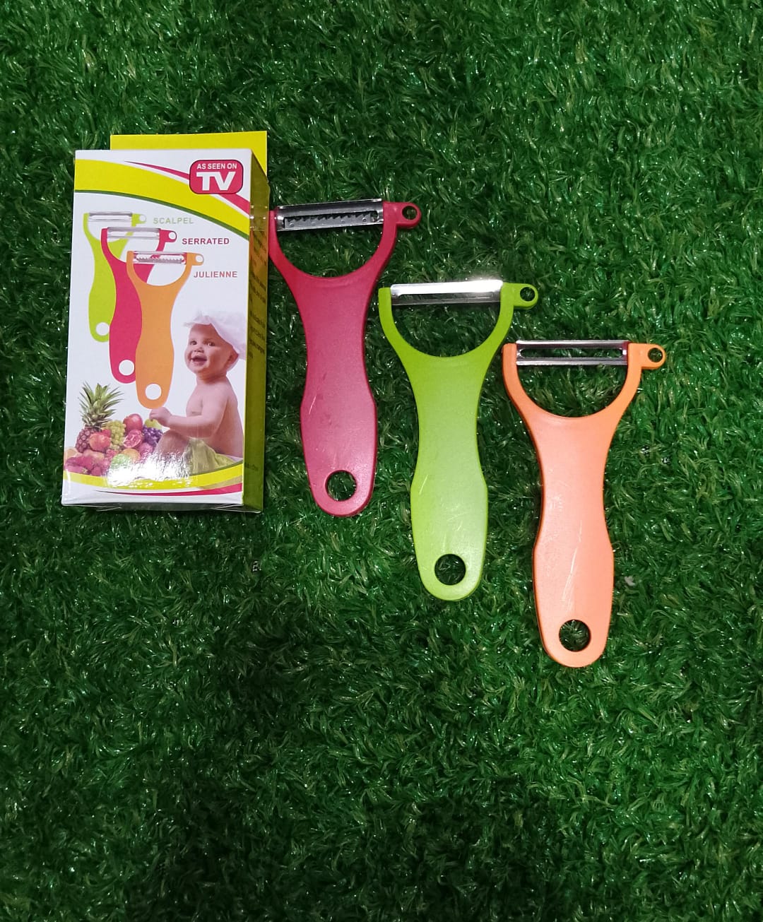 3 In 1 Vegetable And Fruit Peeler Set Multi Function Kitchen Tool