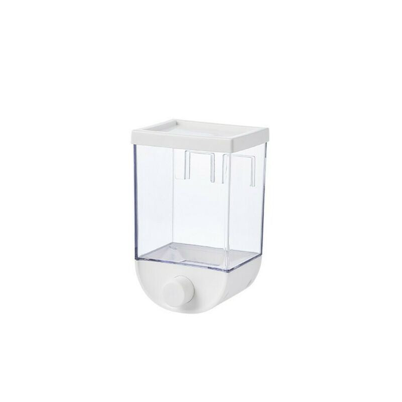 1500ml Wall Mounted Grain Storage Box With Airtight Dispenser