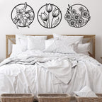 (3 pcs set )3D floral abstract Wooden Wall Art &amp; Home Decoration /  Item Home Décor Home Room &amp; Wall Decor Wall Art