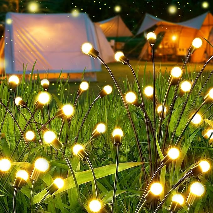 Decorative Lights, Solar Swaying Firefly Garden Outdoor, Waterproof