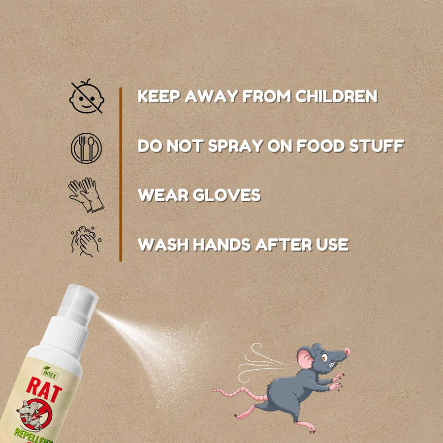 Rat Repellent Spray 50ml for Car Engine and Home Use