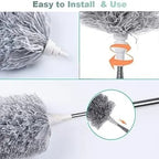 Microfiber Duster with Extension Pole Telescopic Cleaning Brush
