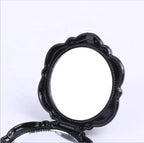 Rose Shaped Pocket Makeup Mirror, Portable Cosmetic Mirror - Pack of 2
