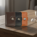 Pack Of 3 Men’s Premium Leather Wallets Stylish Durable Design