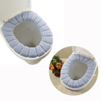 Washable Soft Coral Velvet Toilet Seat Cover – Warm & Reusable