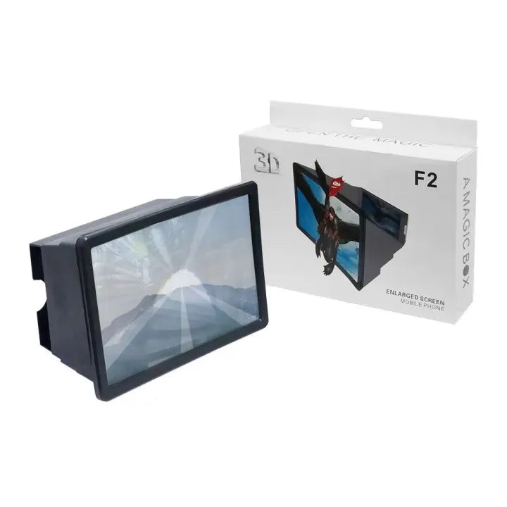 Mobile Screen Magnifier, F2 Portable HD Video Enlarger for Smartphones