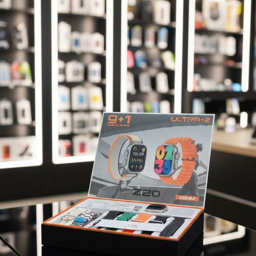Z20 Ultra 2 Smartwatch, 7-in-1 Interchangeable Straps Set
