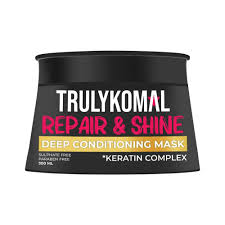 Trulykomal Repair & Shine Deep Conditioning Mask – Keratin-Infused Hair Treatment