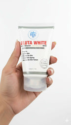 Gluta White 100% Natural Skin Brightening Face Wash – 120ml Gentle Cleanser for Radiant Skin