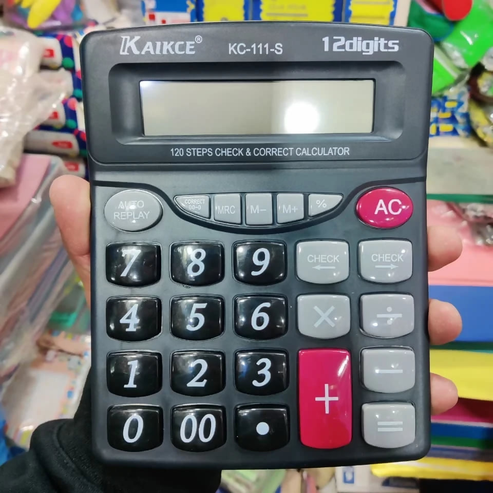 Kaikce KC 111 S Electronic Calculator Durable Quality Easy Use Clear Display Reliable Utility Compact Design