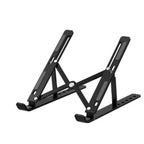 Portable & Foldable Aluminium Laptop Stand - Black